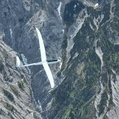 Flugwegposition um 12:33:37: Aufgenommen in der Nähe von Gemeinde Wildalpen, 8924, Österreich in 2575 Meter